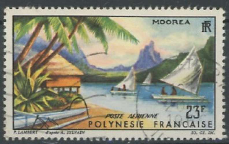 POLYNESIE oblitéré N° 9    PA