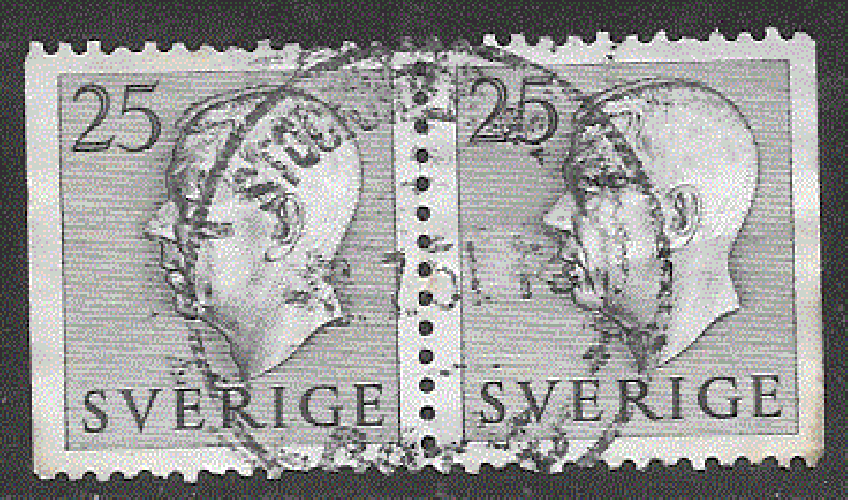 Suède - YT  359a  obl  - Gustave VI Adolphe (1951)