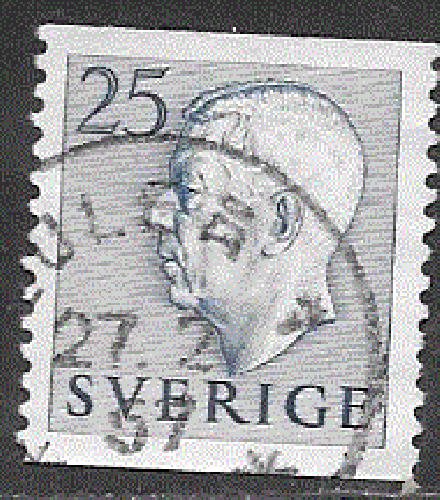 Suède - YT  382  obl  - Gustave VI Adolphe (1954)