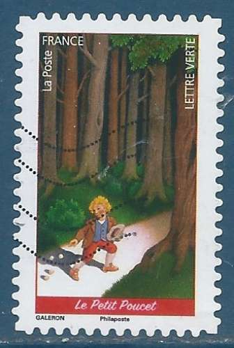 N°2039 Conte - Le Petit Poucet autoadhésif oblitéré