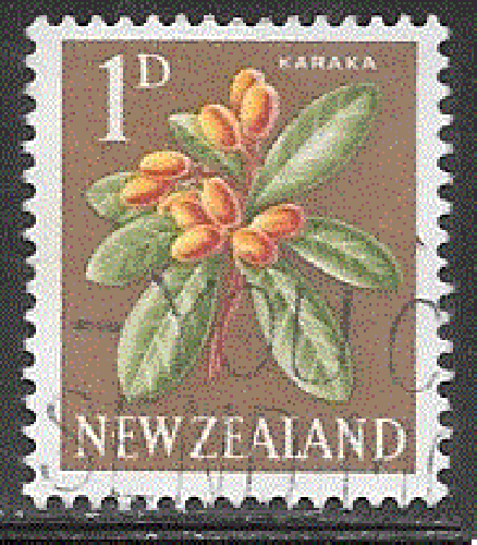 Nouvelle-Zélande - YT  385  obl - Karaka (1960)