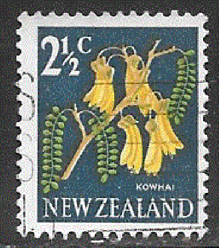 Nouvelle-Zélande - YT  446  obl - Kowhai (1967)