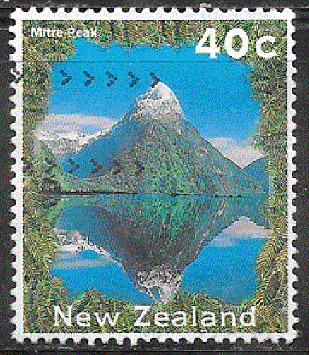 Nouvelle-Zélande - YT  1407  obl - Mont Mitre (1995)