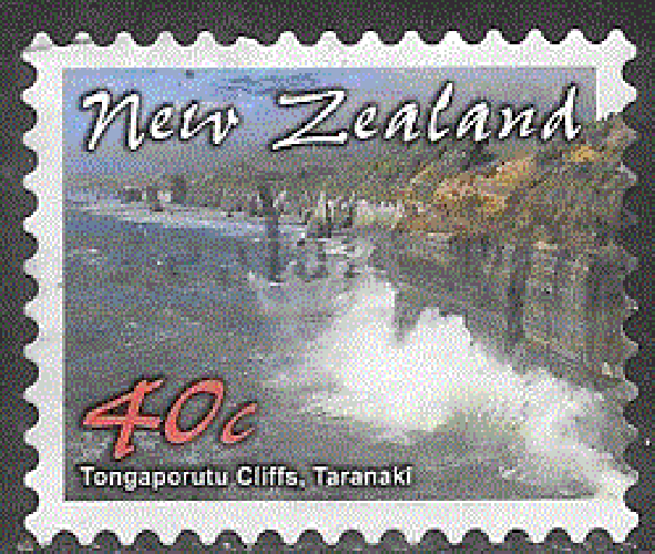 Nouvelle-Zélande - YT  1931a  obl - Falaises de Tongaporutu (2002)