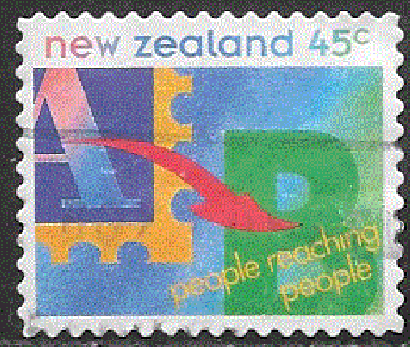 Nouvelle-Zélande - YT  1308  obl - Entraide (1994)