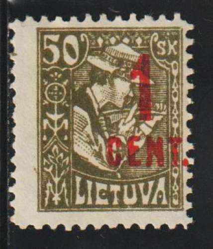LITUANIE 1922 -  Y&T  N° 135