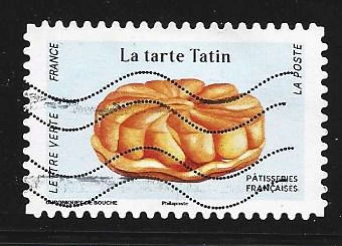 2024 FRANCE Adhésif 2480 oblitéré, pâtisseries, tarte tatin