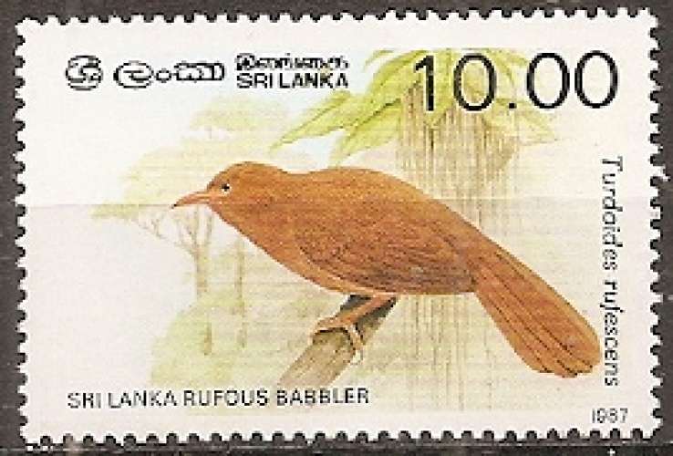 sri lanka ... n° 800  neuf** ... 1987