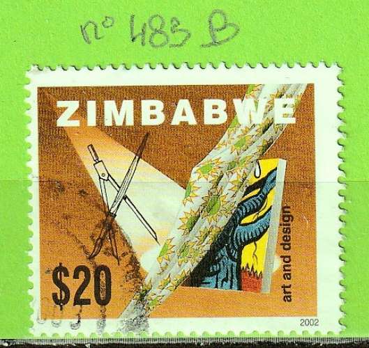 ZIMBABWE YT N°483B OBLIT