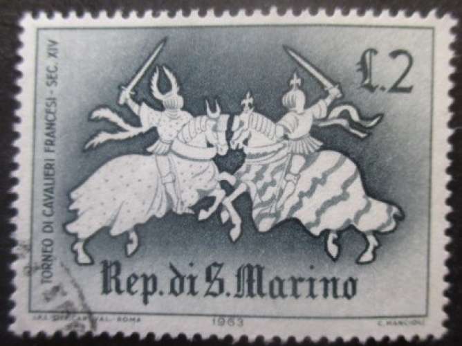 SAINT MARIN N°588 oblitéré