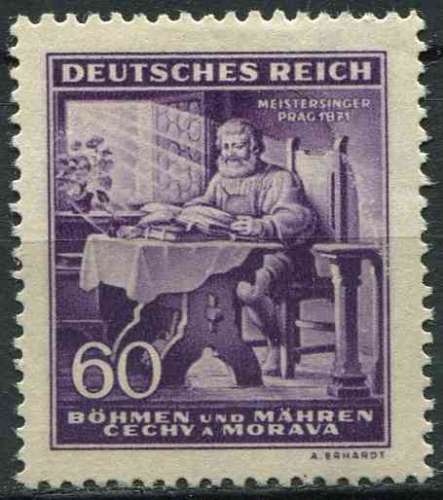 Bohême et Moravie 1943 OBLITERE N° 107 (*)