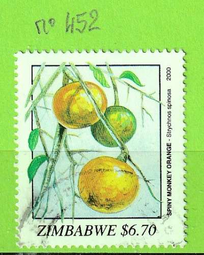 ZIMBABWE YT N°452 OBLIT