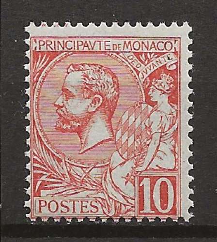   MONACO  ANNEE 1901 Y.T N°23 NEUF** 2 scans 
