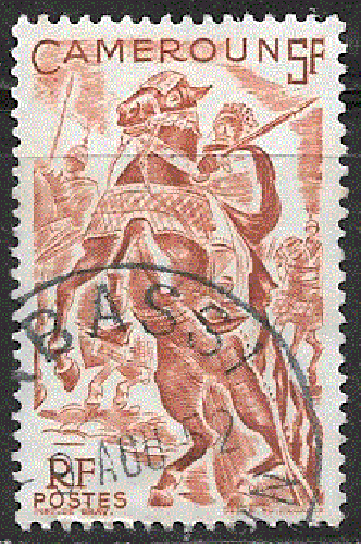 Cameroun  - YT  289  obl - Cavaliers du Lamido (1946)