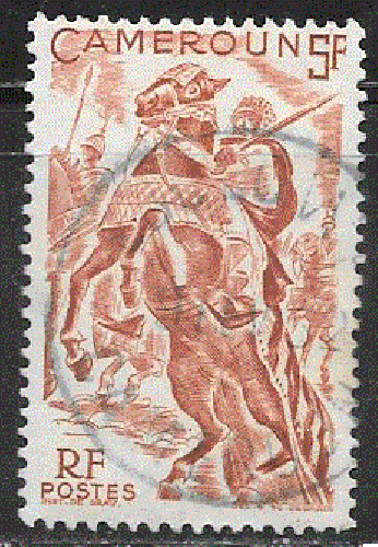 Cameroun  - YT  289  obl - Cavaliers du Lamido (1946)