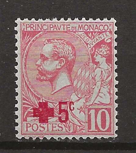   MONACO  ANNEE 1914 Y.T N°26 NEUF** 2 scans 