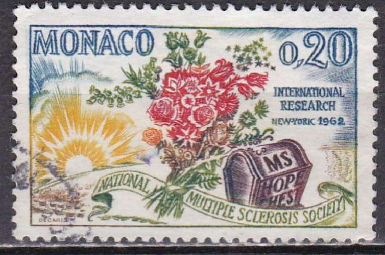 MONACO N° 580 de 1962 oblitéré 