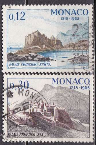 MONACO N° 678 et 680 de 1966 oblitérés 