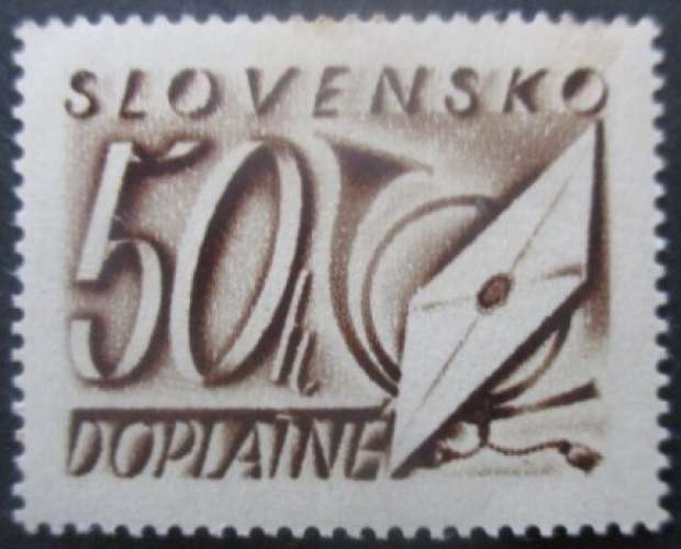 SLOVAQUIE taxe N°29 neuf * cote 1€
