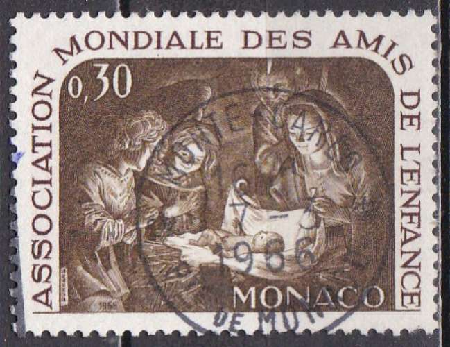 MONACO N° 688  de 1966 oblitéré 