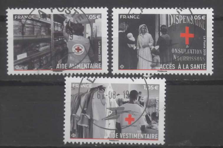 FRANCE OBL 5350/52  VOIR SCAN