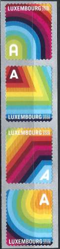 Luxembourg - 2008 - Y & T n° 1745 à 1748 autoadhésif - MNH