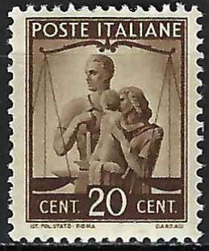 Italie - 1945-48 - Y & T n° 482 - MNH