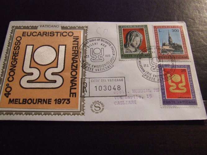 VATICANO 1973 CONGRESSO EUCARISTICO