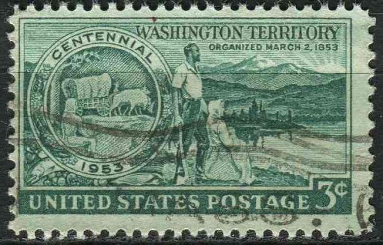 ETATS UNIS 1953 oblitéré N° 570
