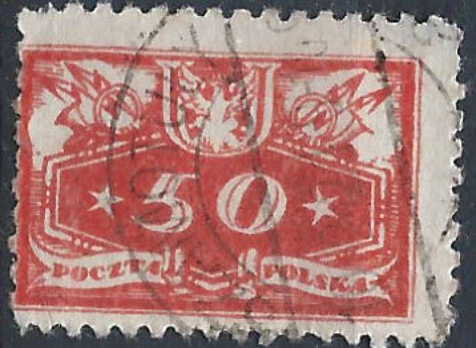 Pologne - 1920 - Y & T n° 6 Timbre de service - O.