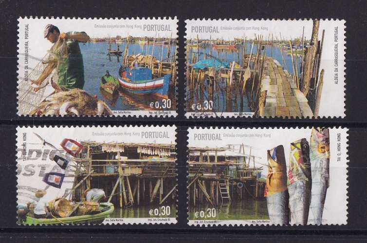 PORTUGAL  Y/T   n° 2974/2977     oblitéré    2005   