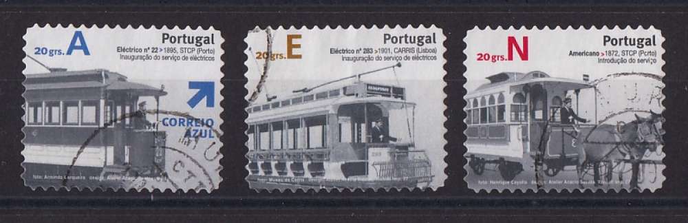 PORTUGAL  Y/T   n° 3139/3141     oblitéré    2007 