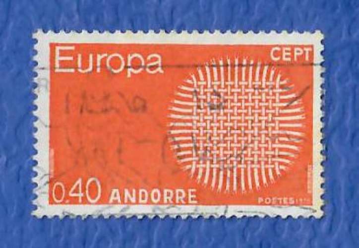 Andorre bureaux français:  Y/T  N° 202  o