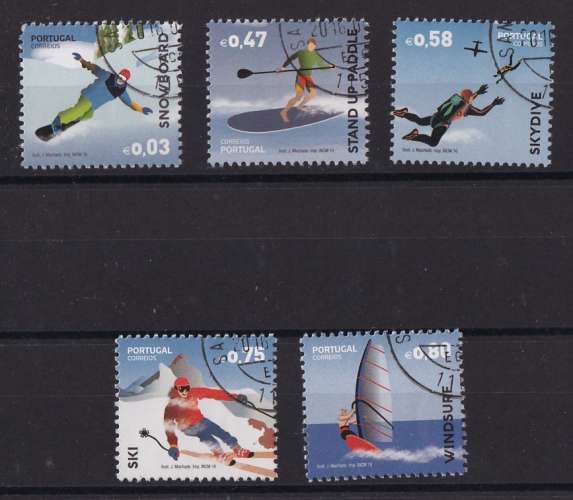 PORTUGAL  Y/T   n° 4093/4097     oblitéré    2016