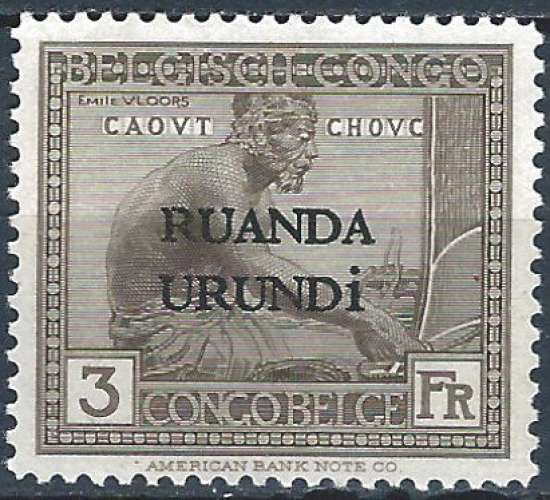 Ruanda-Urundi - 1924 - Y & T n° 59 - MH