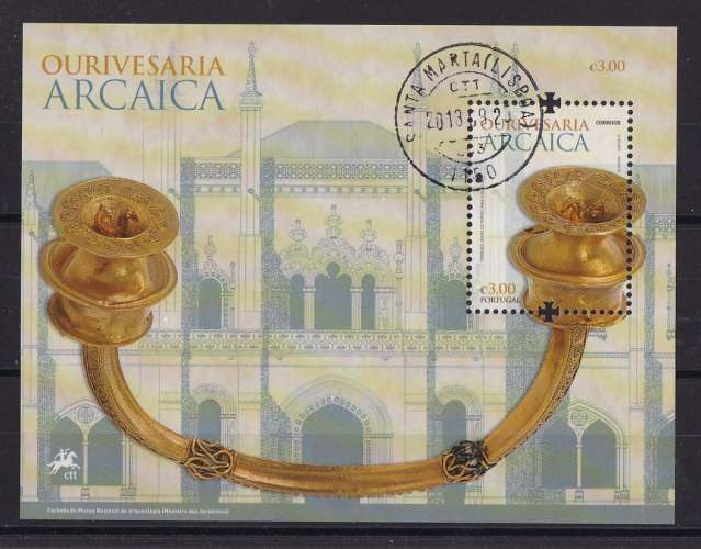 PORTUGAL  Y/T  Feuillet n° F3842    oblitéré    2013