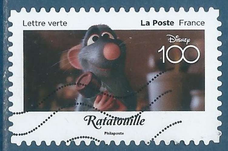 N°2328 Walt Disney - Ratatouille autoadhésif oblitéré