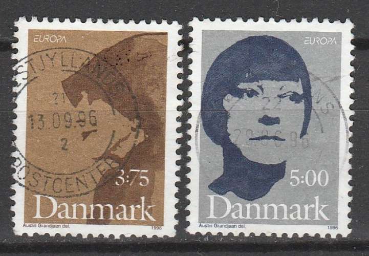 Danemark 1996 Europa CEPT YT 1128  1129