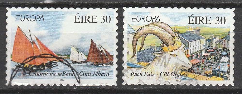 Irlande 1998 Europa CEPT YT 1073 1074