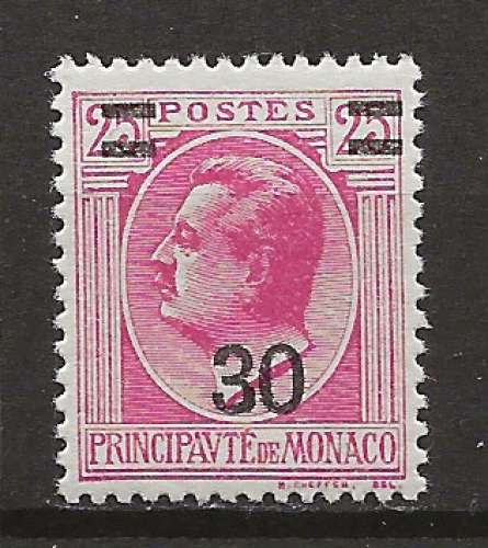   MONACO  ANNEE 1926 Y.T N°104 NEUF**