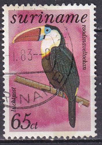 surinam ... P.A. n° 75  obliteré ... 1977