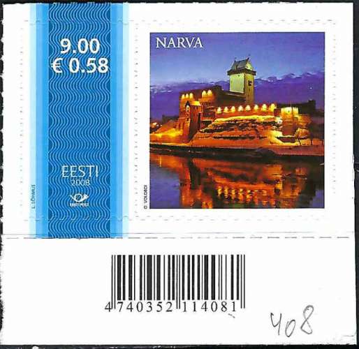 Estonie - 2008 - Y & T n° 571 autoadhésif - MNH