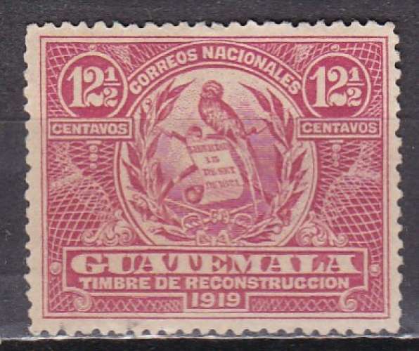 GUATEMALA N° 162 de 1918 oblitéré  