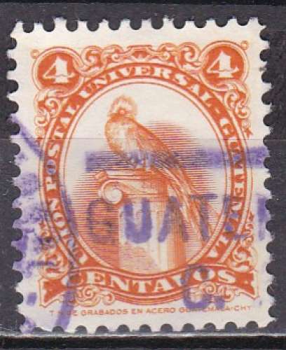 GUATEMALA N° 366D de 1954 oblitéré 