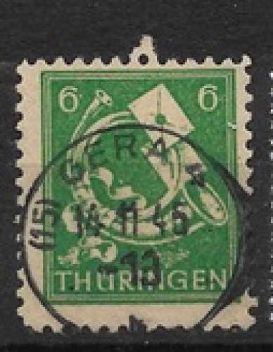 Allemagne occupation soviétique Thuringe oblitéré YT 4