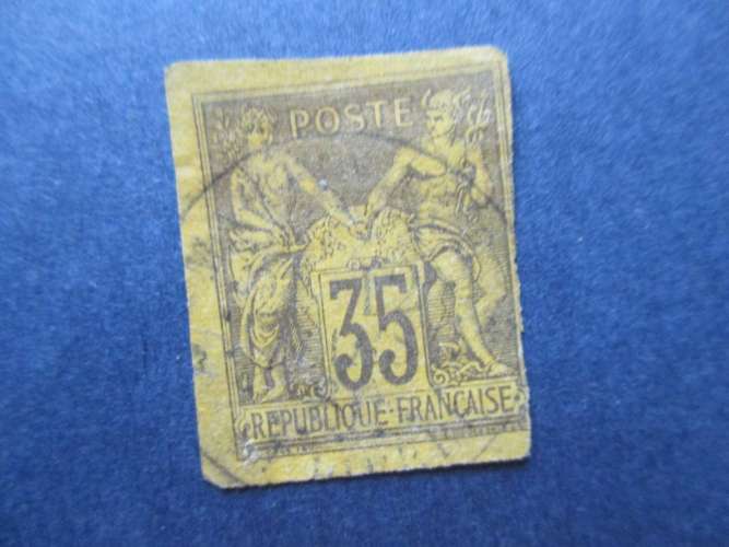 Colonies françaises y & t 45 obl 1878 