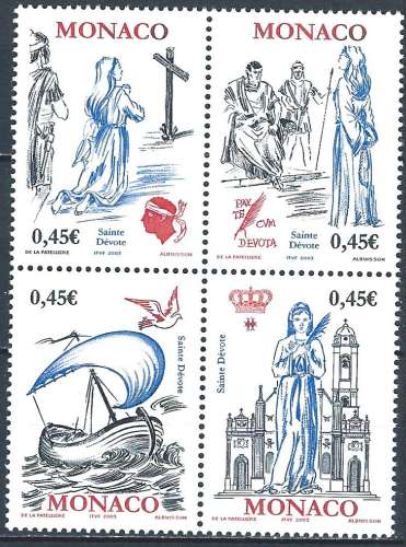 Monaco - 2003 - Y & T n° 2410 à 2413 - MNH
