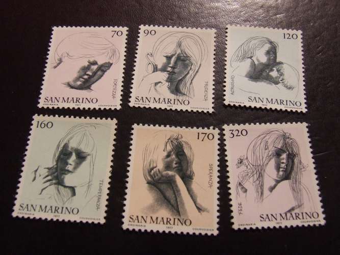 SAN MARINO 1977 VIRTU' NUOVO **