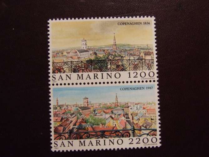 SAN MARINO 1985 COPENHAGEN NUOVO **