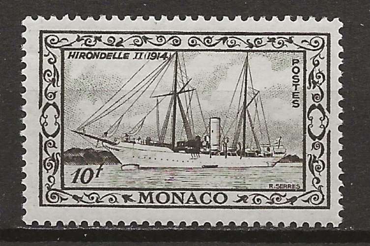   MONACO   ANNEE 1949 Y.T N°329 NEUF** cote 2€